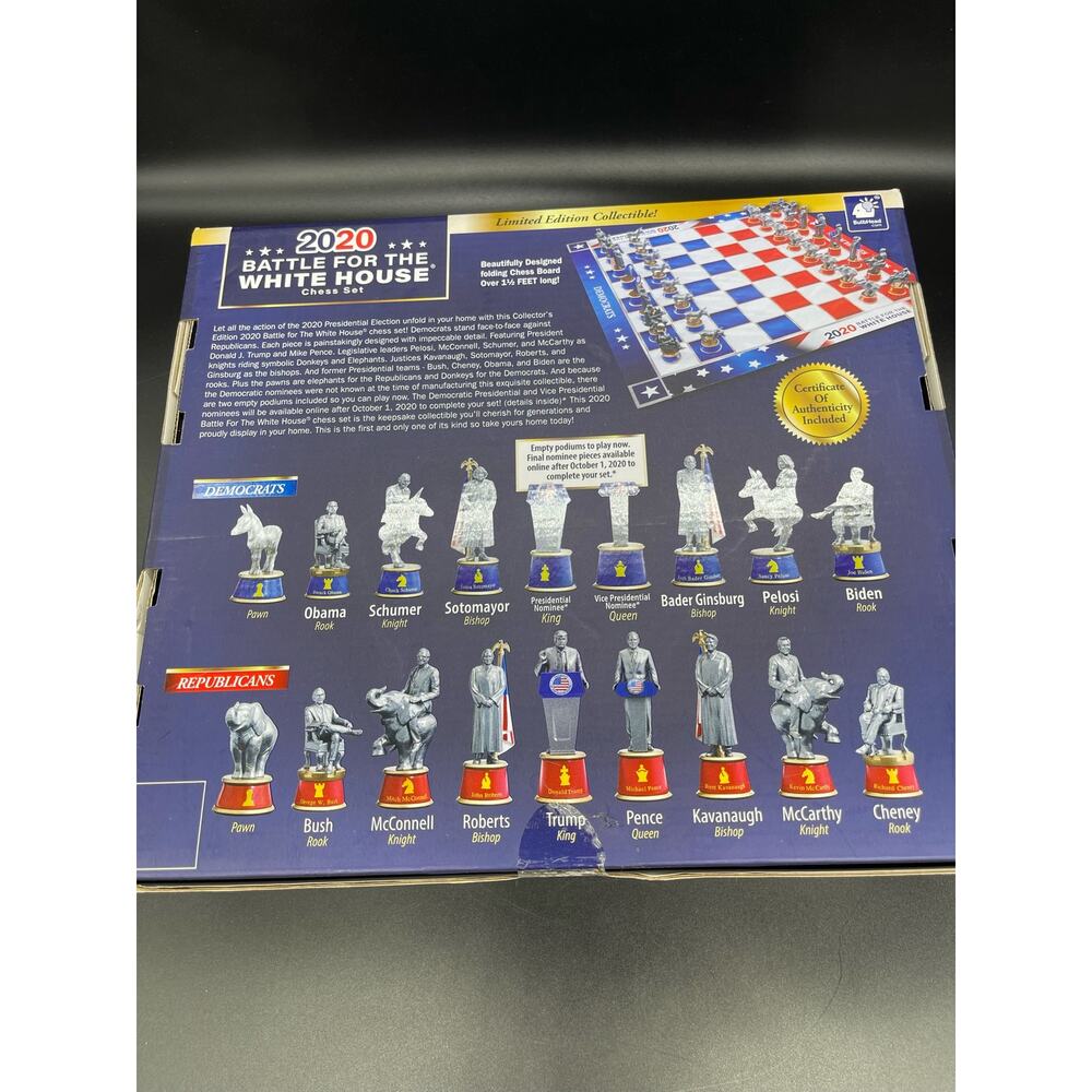 2020 Battle for the White House Chess Set by Bulbhead - Picture 8 of 13